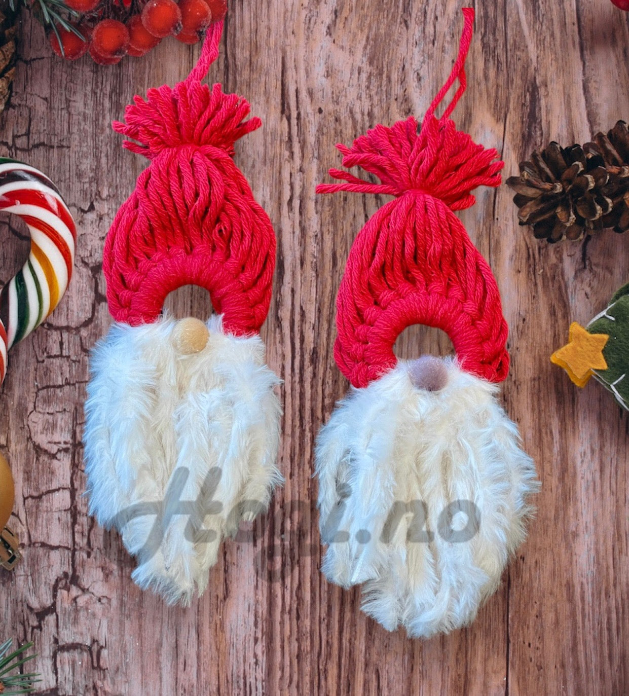 Pom pom, mini, med fuskepels, MANGE FARGER Å VELGE I😍