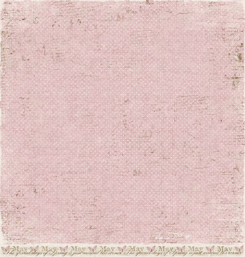 Maja Design - vintage spring basics - 7nd of may- 12 x 12"