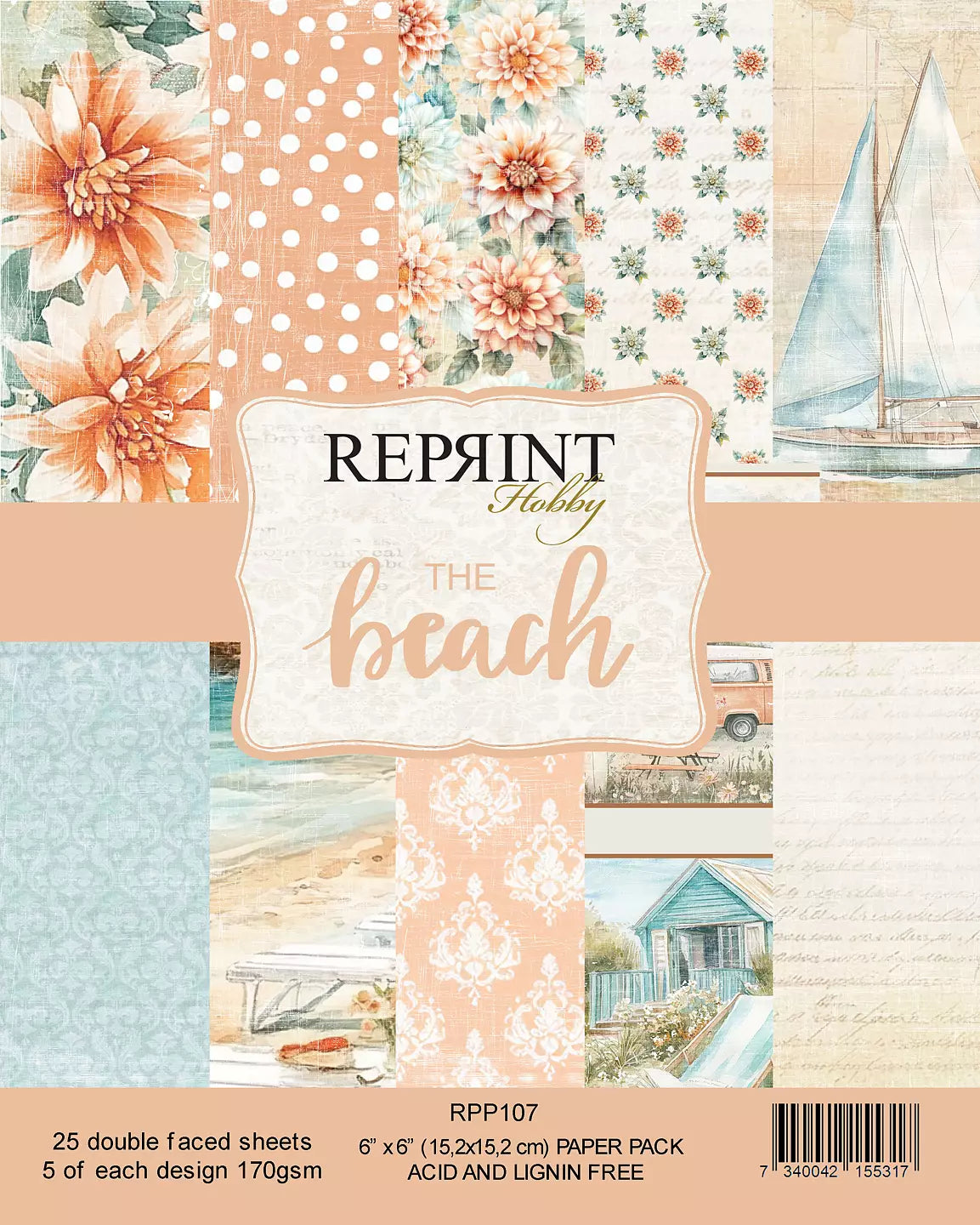 NYHET! Reprint- The Beach - Collection Paperpack- 6x6