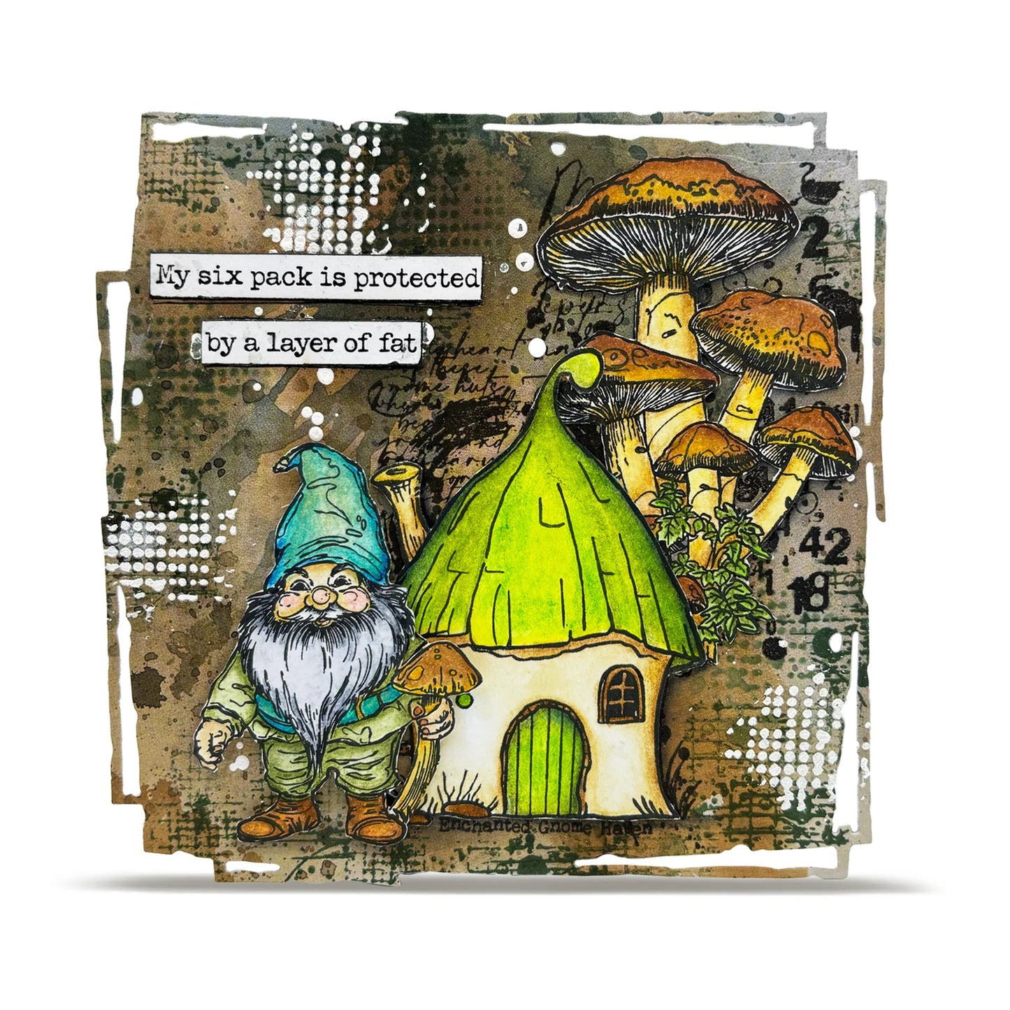 Aall and Create Weathered Wanderings 6x6 Inch Design Paper Faded Horizons