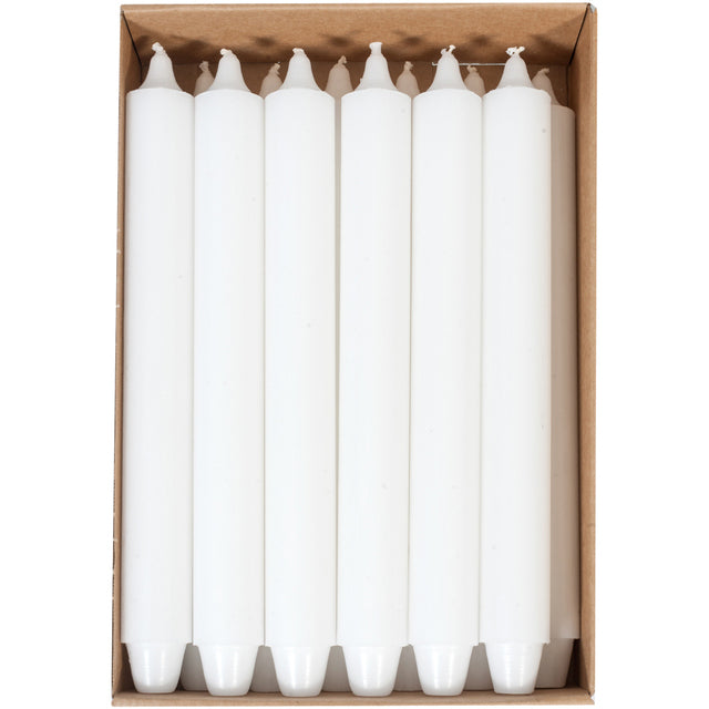 Herregårdslys / kronelys - Hvit H30cm