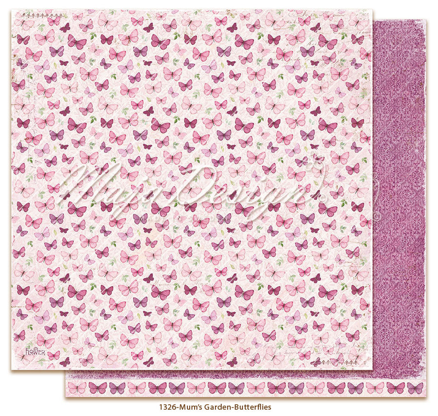 Maja Design - Mum's Garden - Butterflies - 12 x 12"
