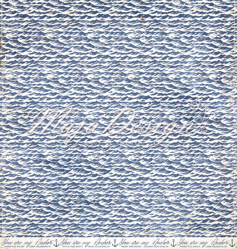 NYHET! Maja Design Seaside - The Bay 12x12 mønsterark