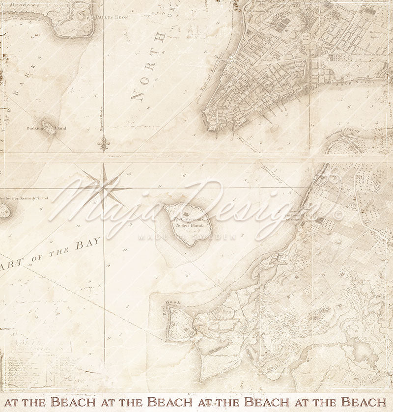 NYHET! Maja Design Seaside - Weathered Wood 12x12 mønsterark