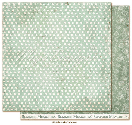 NYHET! Maja Design Seaside - Swimsuit 12x12 mønsterark