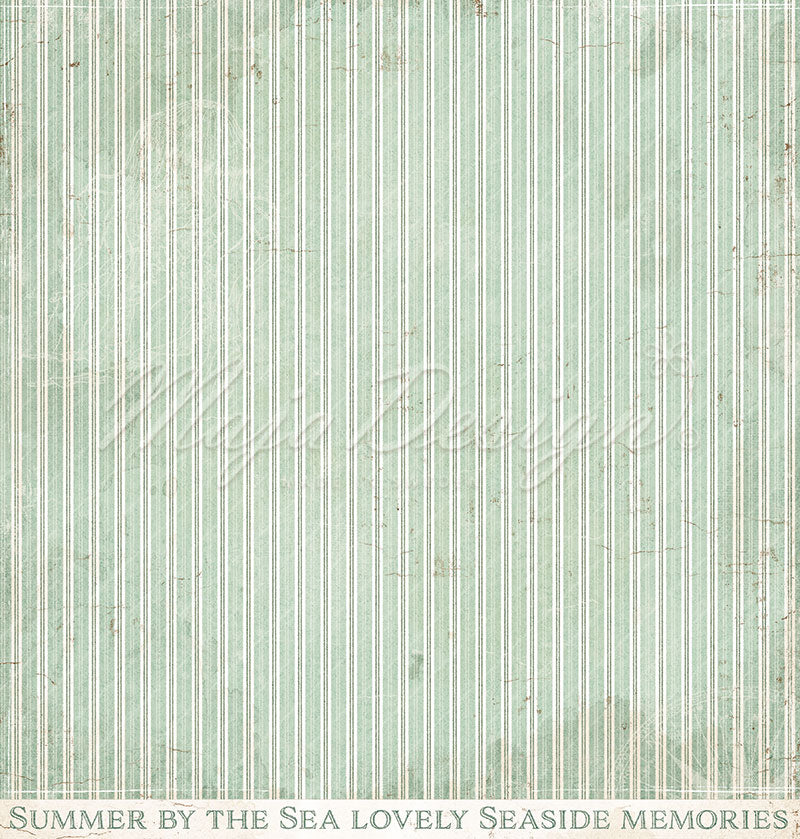 NYHET! Maja Design Seaside - Seahorses 12x12 mønsterark