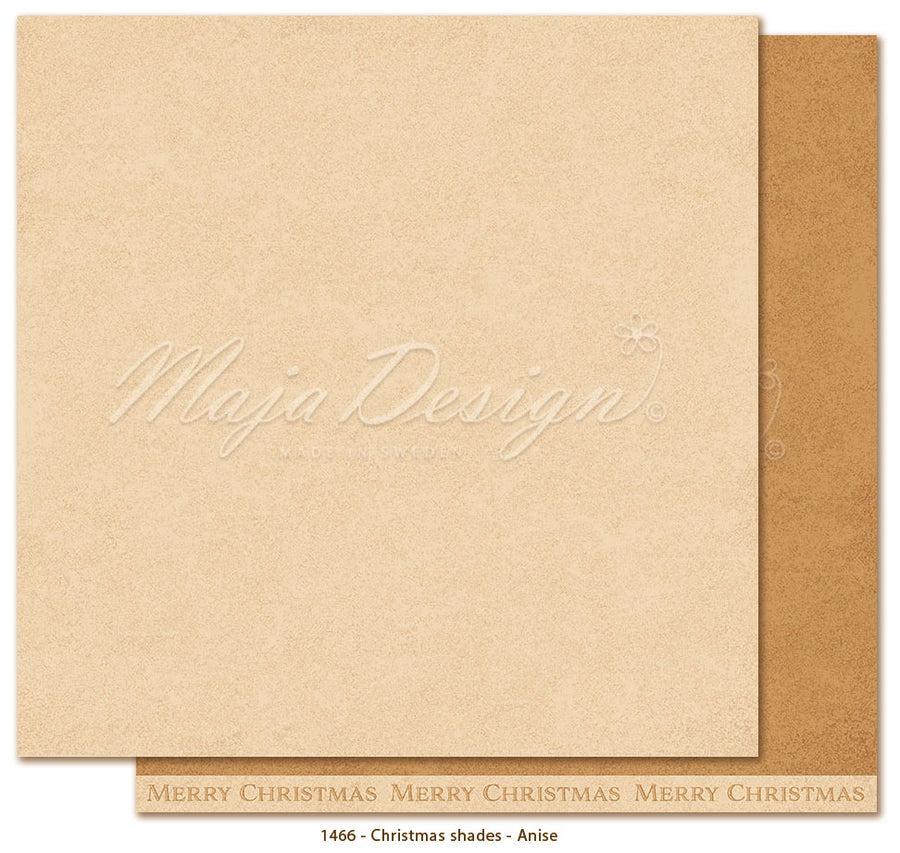 NYHET! Maja Design Christmas Wish - 12x12' Collection pack - monocromes 5 ark i pakken