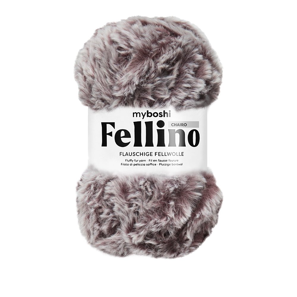 Myboshi Fellino Garn - 65m – 872 Kiiro NB! velg farge!