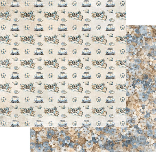 Reprint mønsterark - Guys -Cars & bikes RP0631