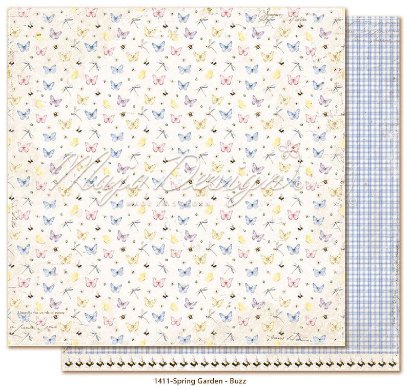 NYHET! Maja Design Spring Garden - Buzz - 12 x 12"