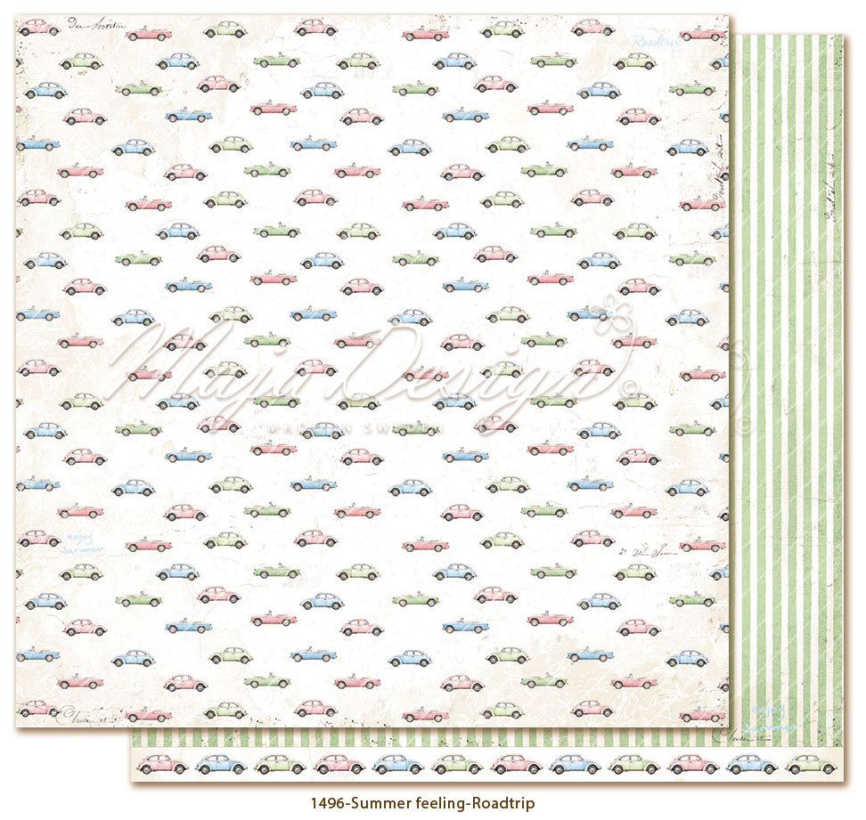 NYHET! Maja Design - Summer feeling - Roadtrip - 12 x 12"