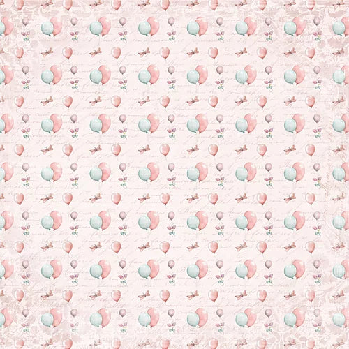 Reprint - Mønsterark / arkpakke - Teddy Baby 12'x12' - CRP068