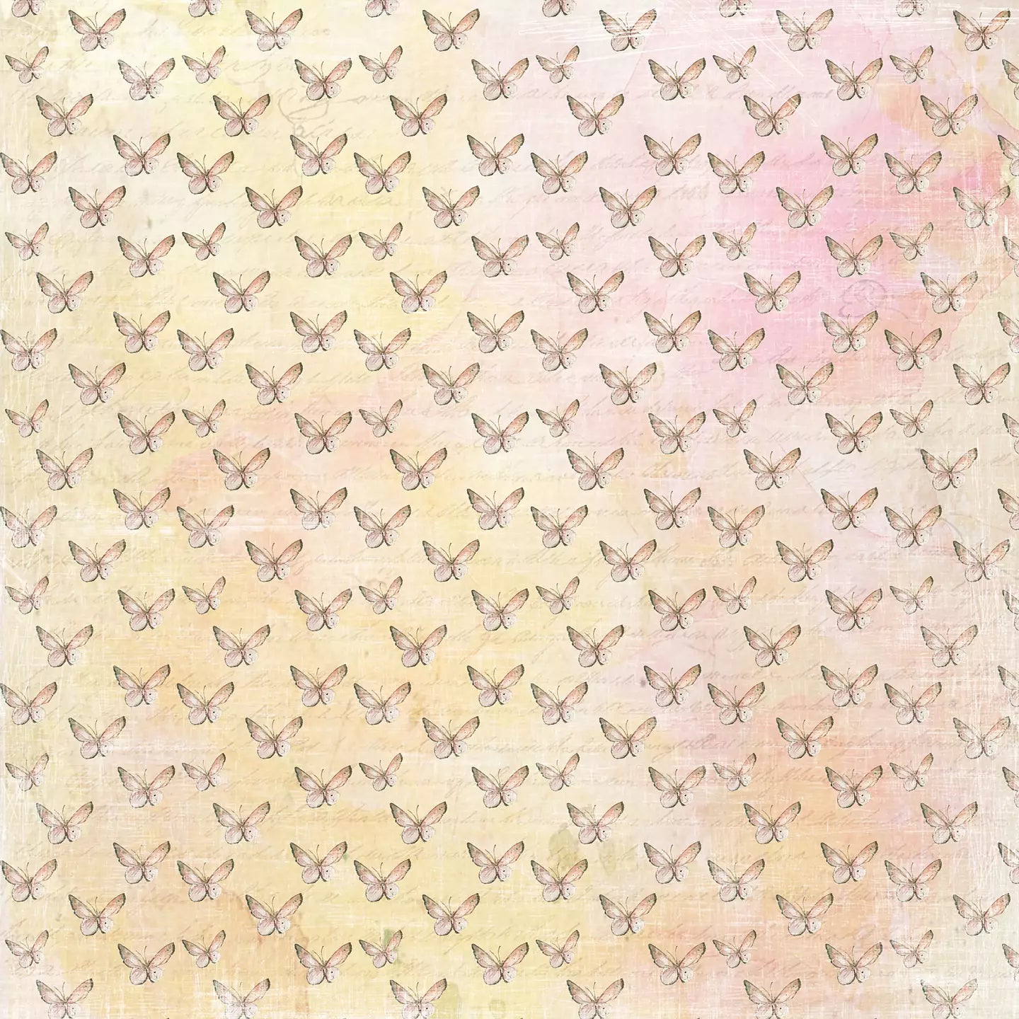NYHET! Reprint- Hello easter - Butterflies - rp0680 - 12x12
