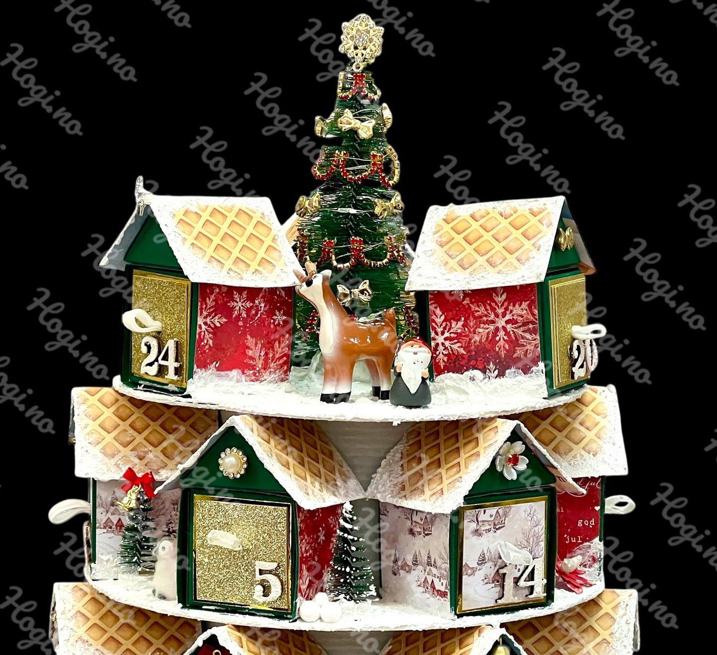 đ⨠NYHET! oppskrift - adventskalender Juleby ! â¨đ