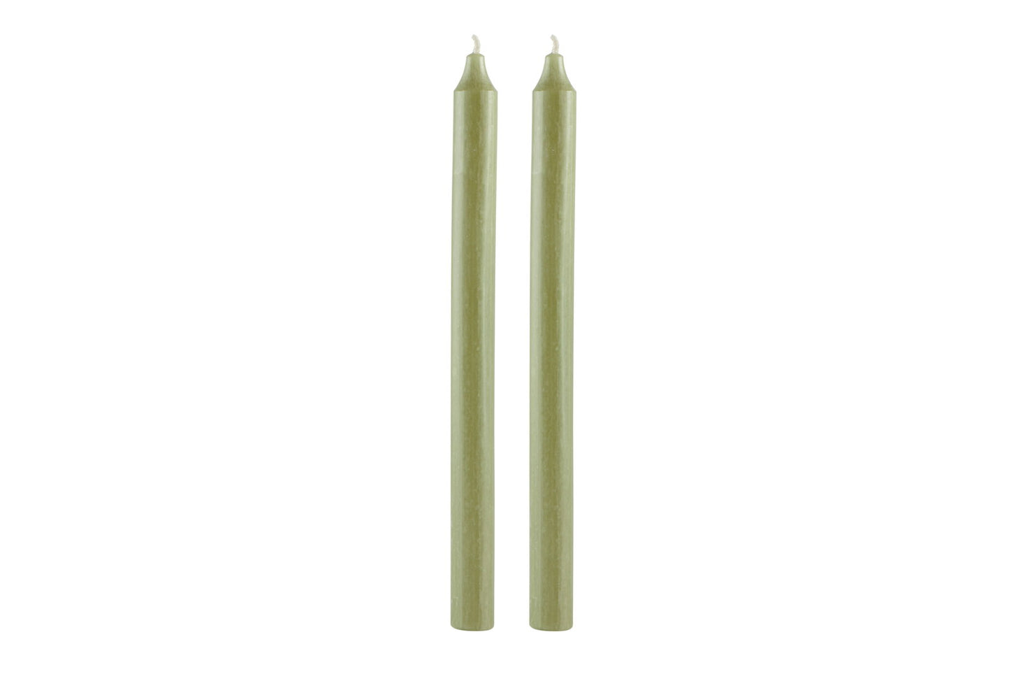 kronelys -rustikklys Mosegrønn 29cm