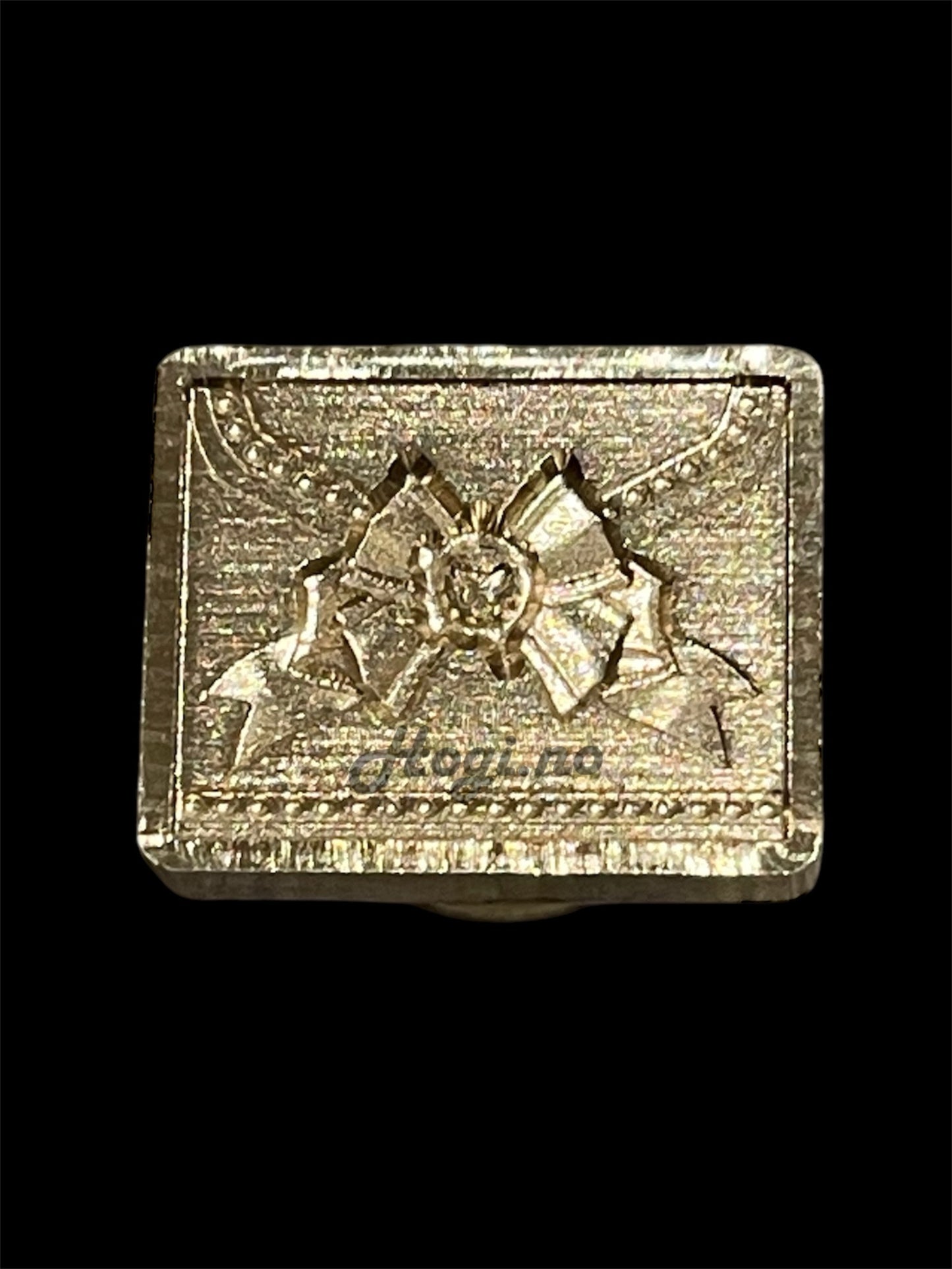 NYHET! Lakkstempel- wax Konvolutt med sløyfe - 2 x 1,6 cm