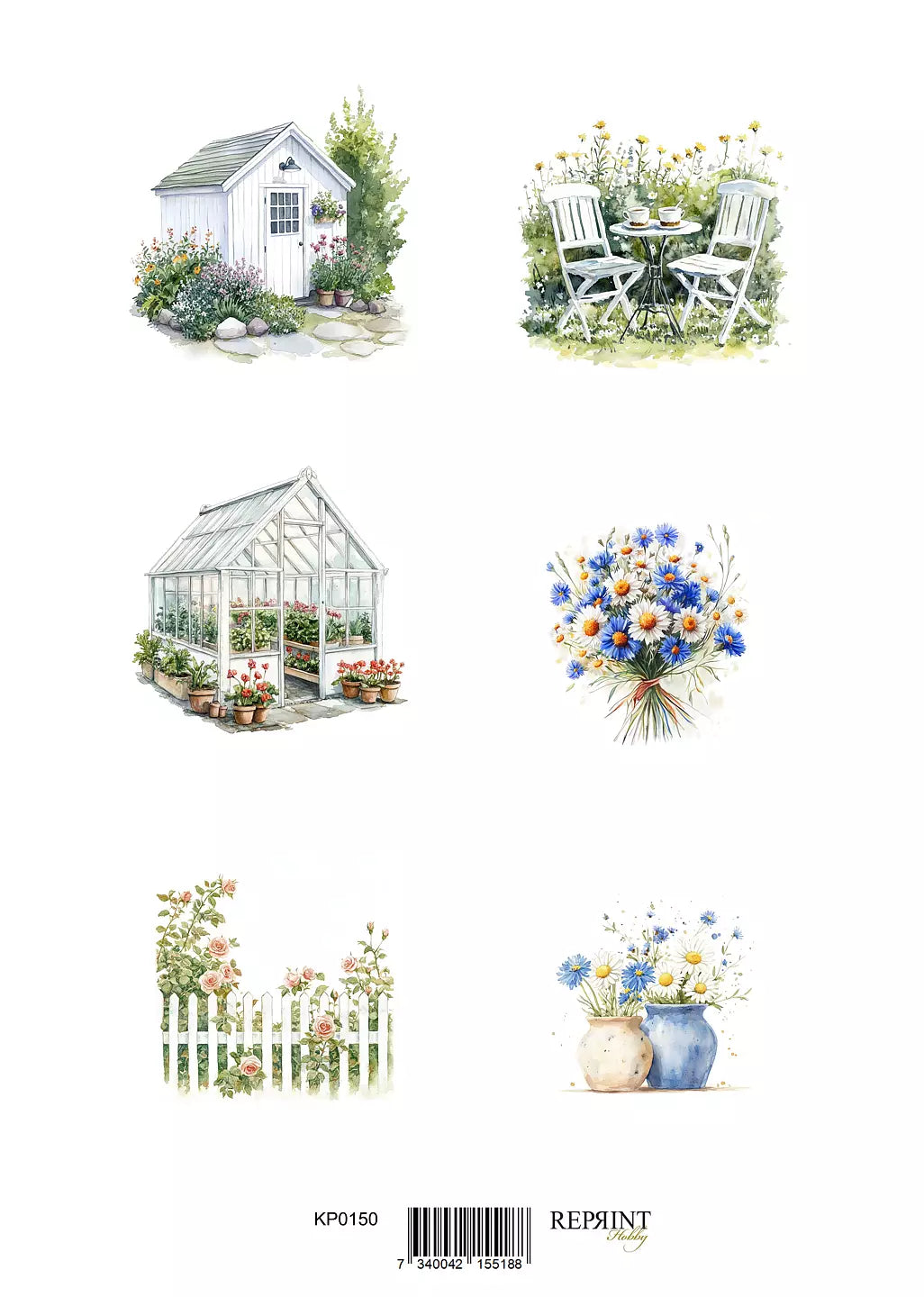 NYHET! Reprint- summer - Klippark A4 - KP0150