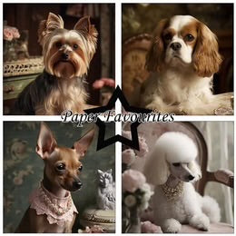Paper Favourites - Shabby Dogs - Paper Pack 6 x 6" PF282