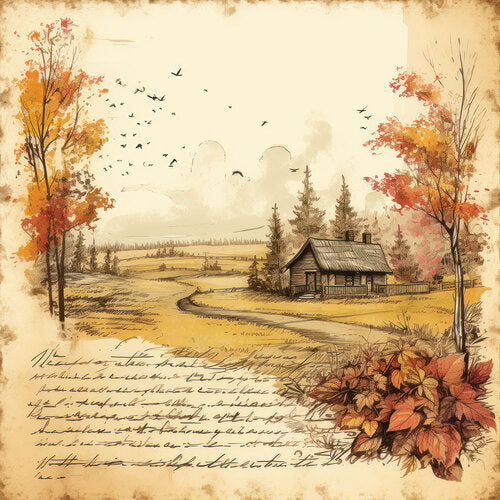 Creative expressions - Paperpack - autumn’s song - 8x8