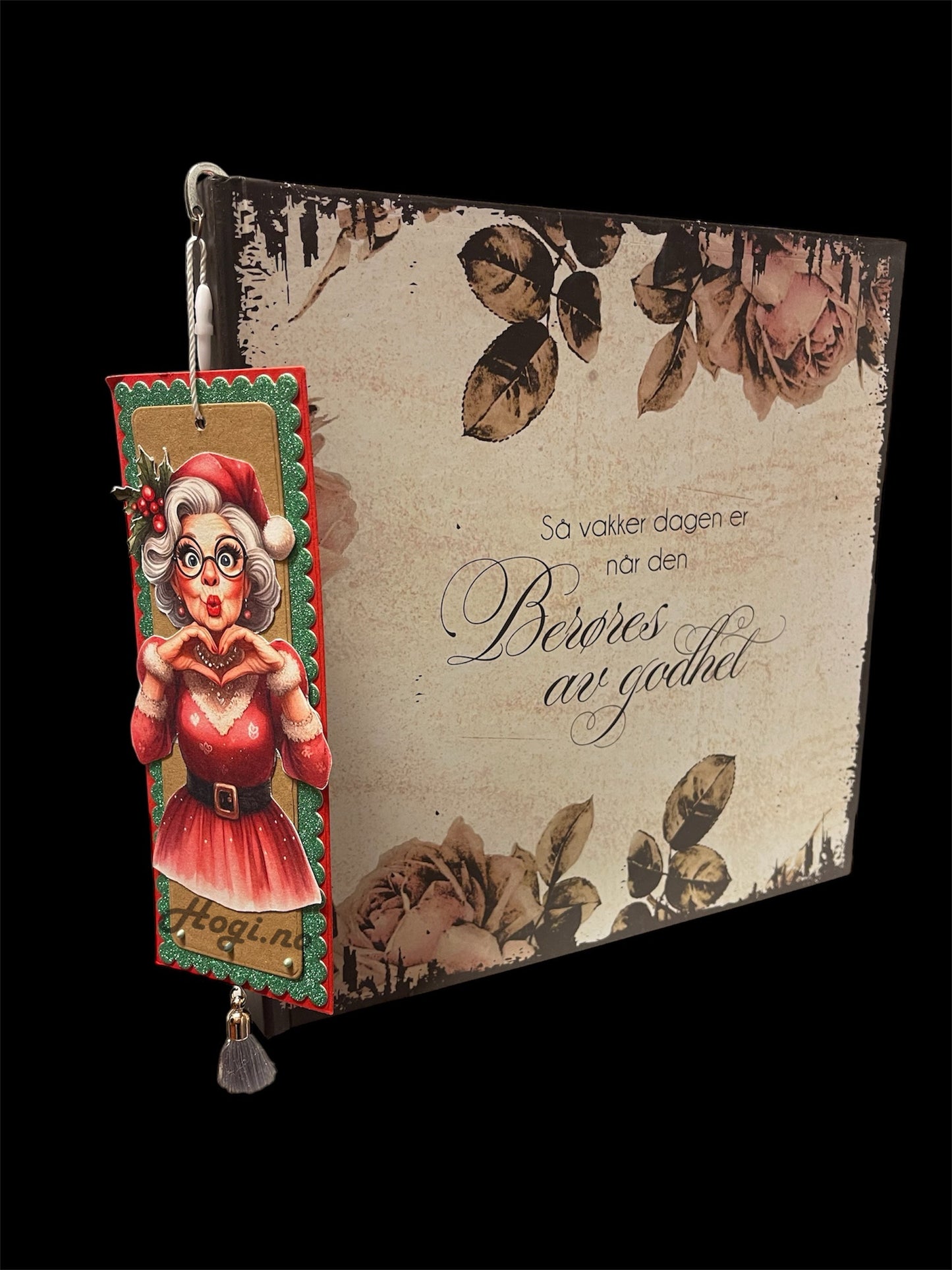 A4 - Glitterkartong - grønn