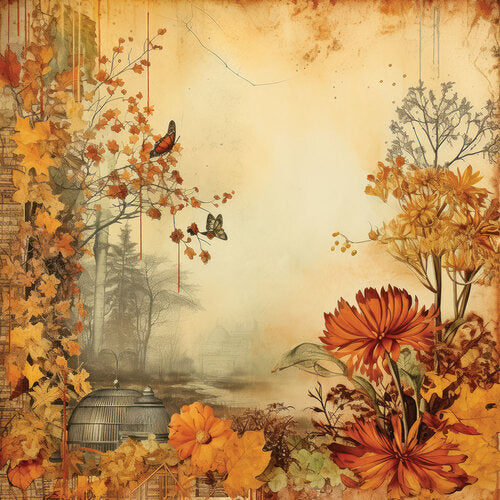 Creative expressions - Paperpack - autumn’s song - 8x8