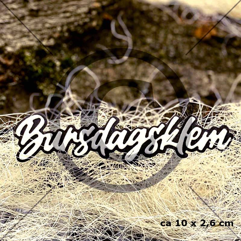 Papirdesign Dies - Bursdagsklem 4 - pd00995