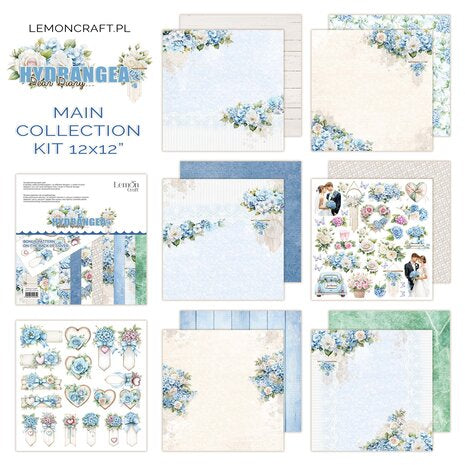 LemonCraft- - Dear Diary - Hydrangea - 12x12 Inch Paper Pad / arkpakke