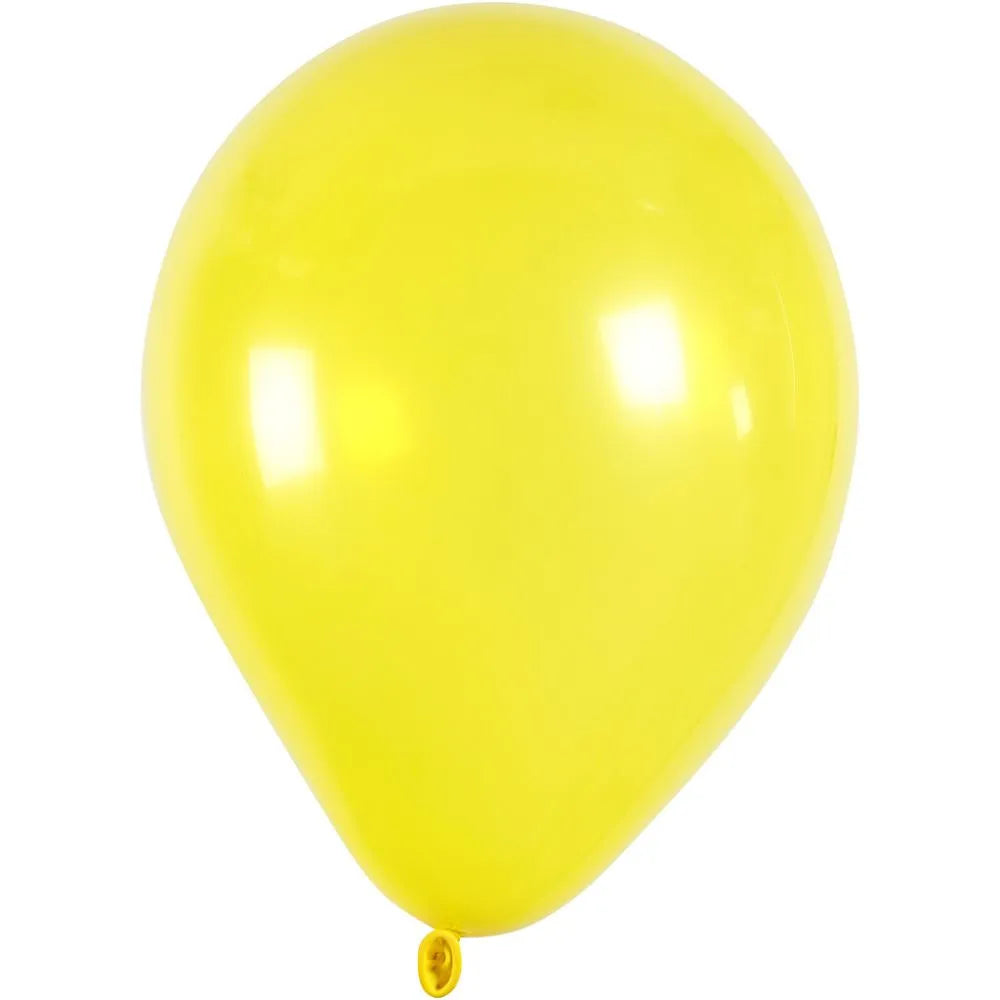 Ballonger gul Ø23cm 10stk i pk