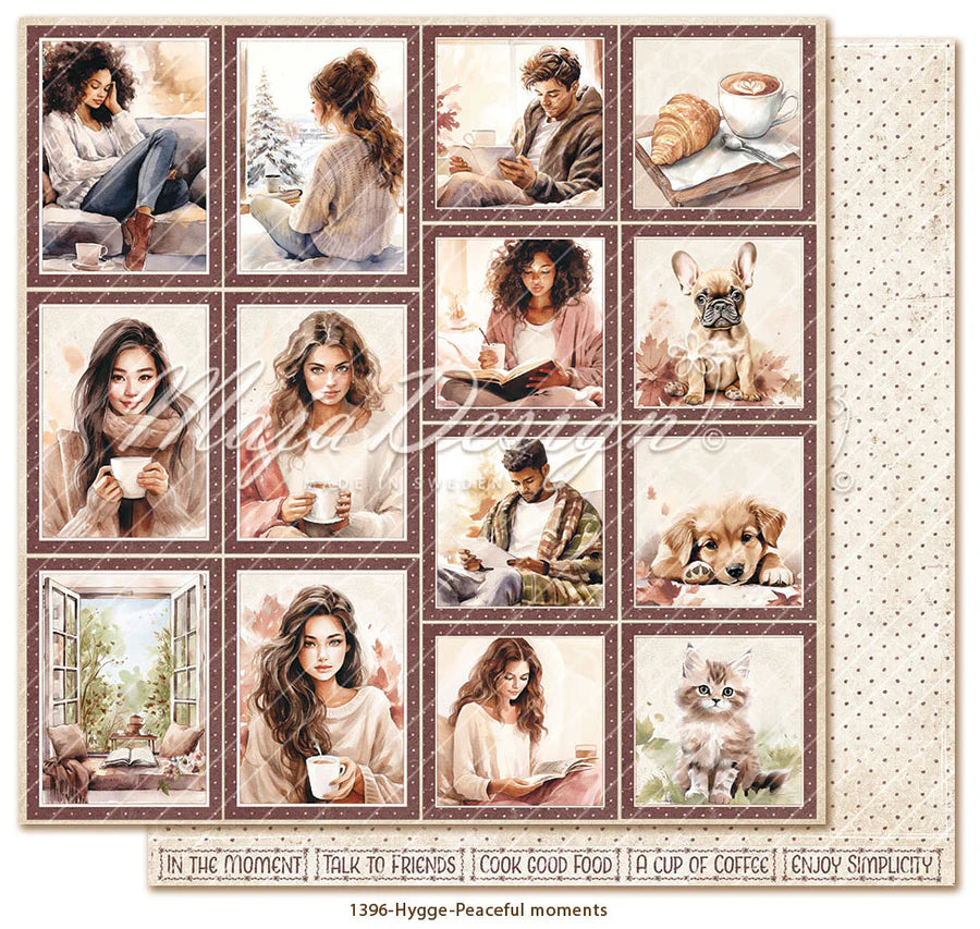 NYHET! Maja Design Hygge - Peaceful moments - 12 x 12"