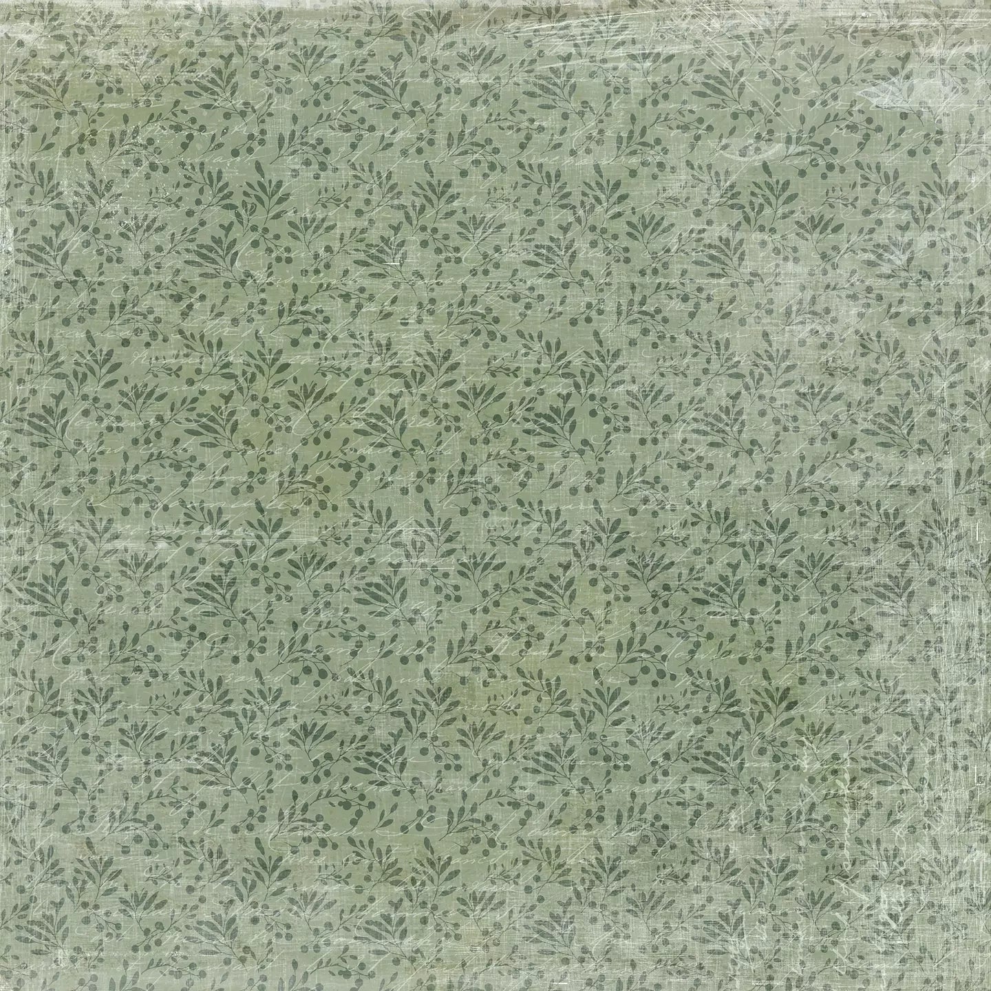 NYHET! Reprint mønsterark - Deck the Halls - Mistletoe RP0718 - 12x12