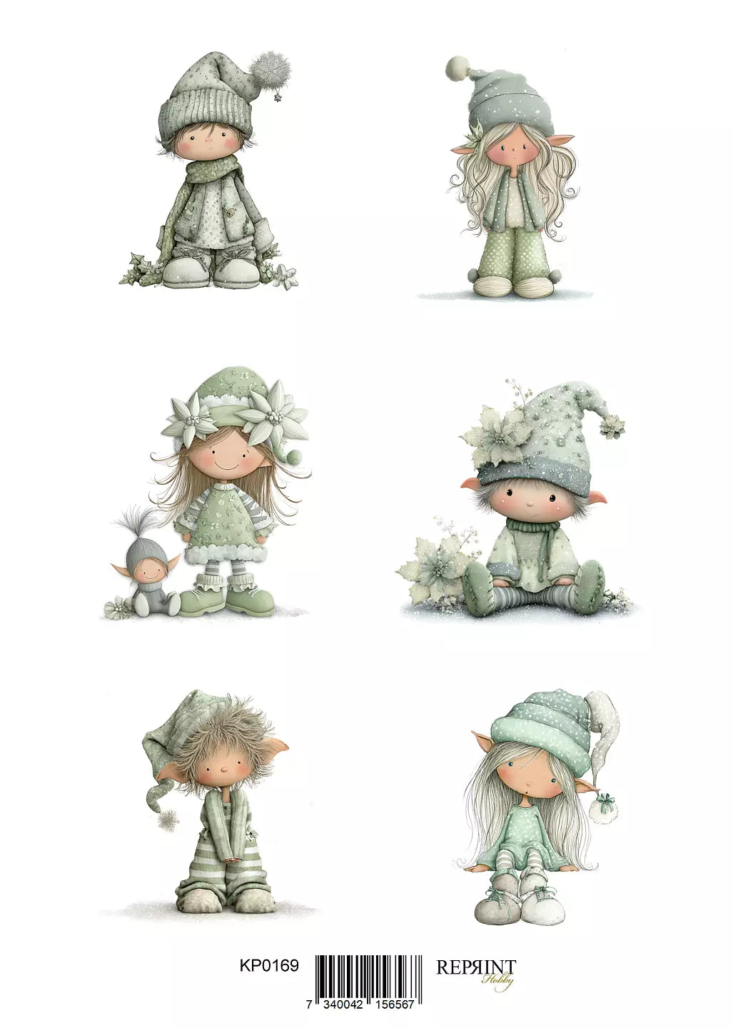 NYHET! Reprint -klippark- Elfs -A4