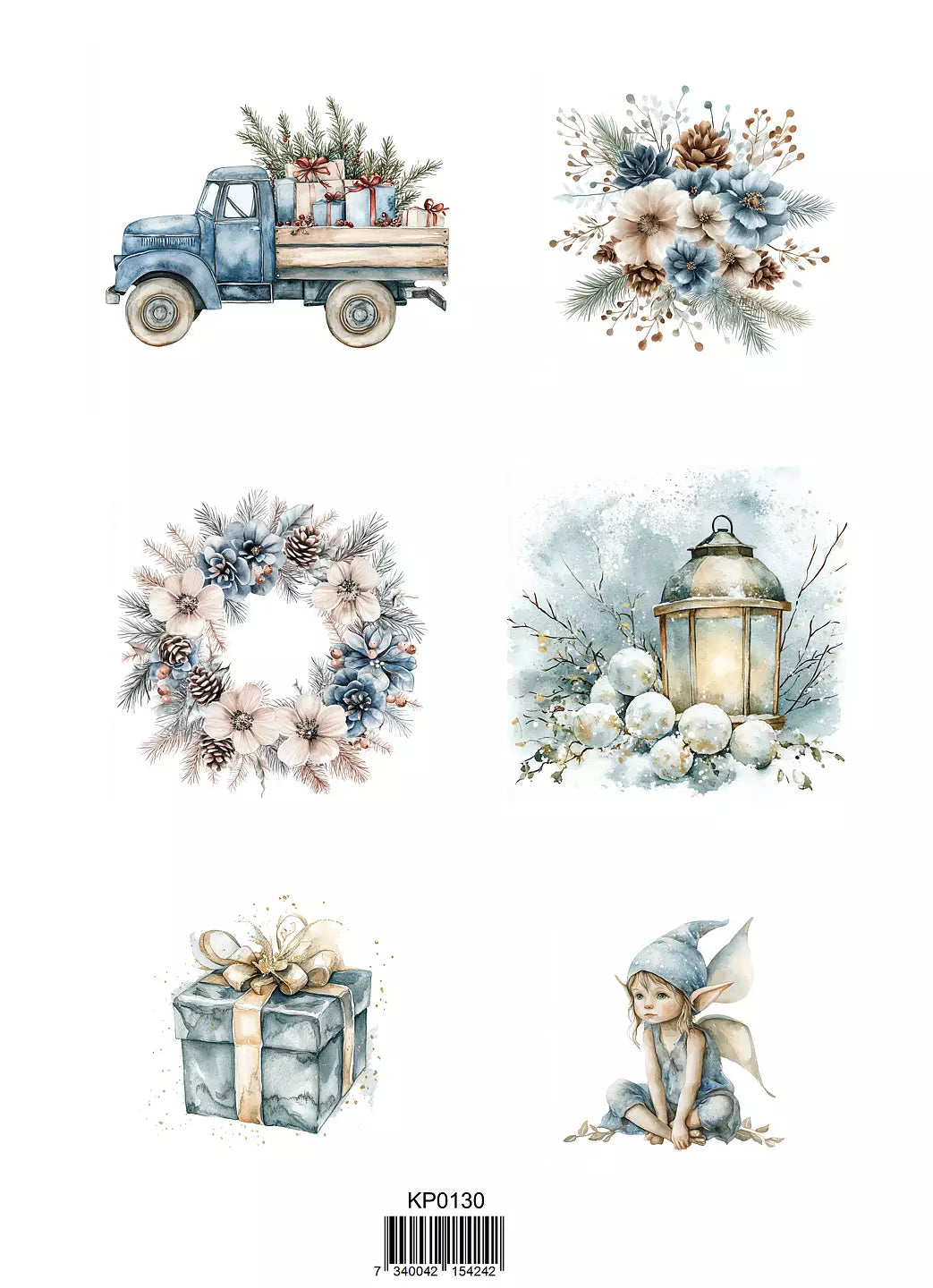 SALG! Reprint- Winter vibes 2- Klippark A4 -Kp0130