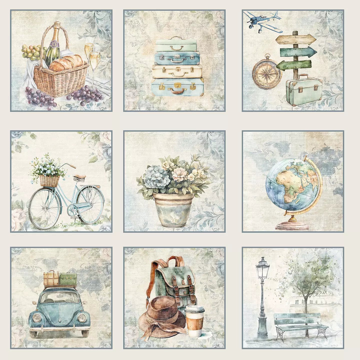 NYHET! Reprint- Journey tag - rp0679 - 12x12