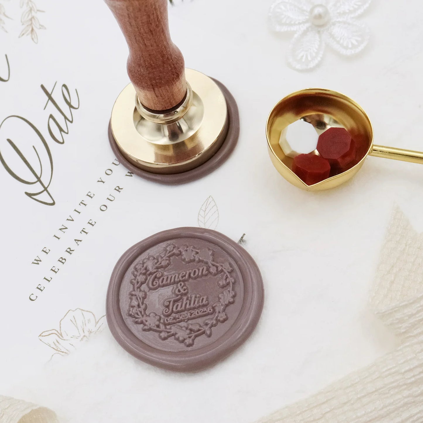Lakksegl sett - Wax Sealing set