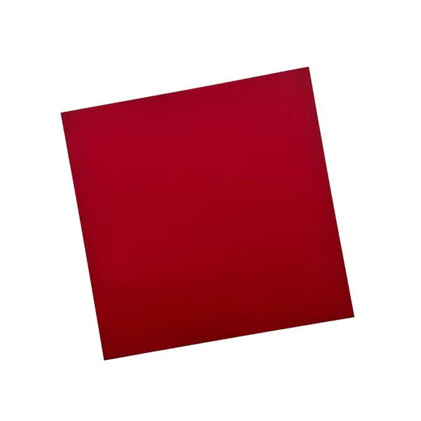 Ensfarget kartong - bright Red / sterk rød 30,5x30,5 - 12x12 Inch Smooth Cardstock 220gsm