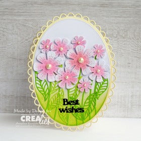 Crealies dies - Big open scalloped ovals / stor oval med bølge/ blondekant - CLNestXXL148