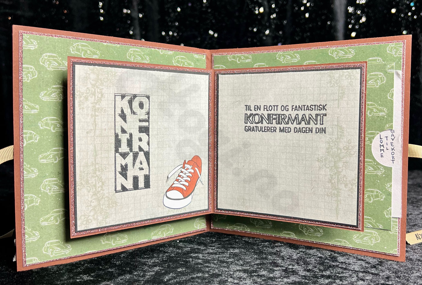 Hobbypakke/ hobbykit - POP-UP kort i kort