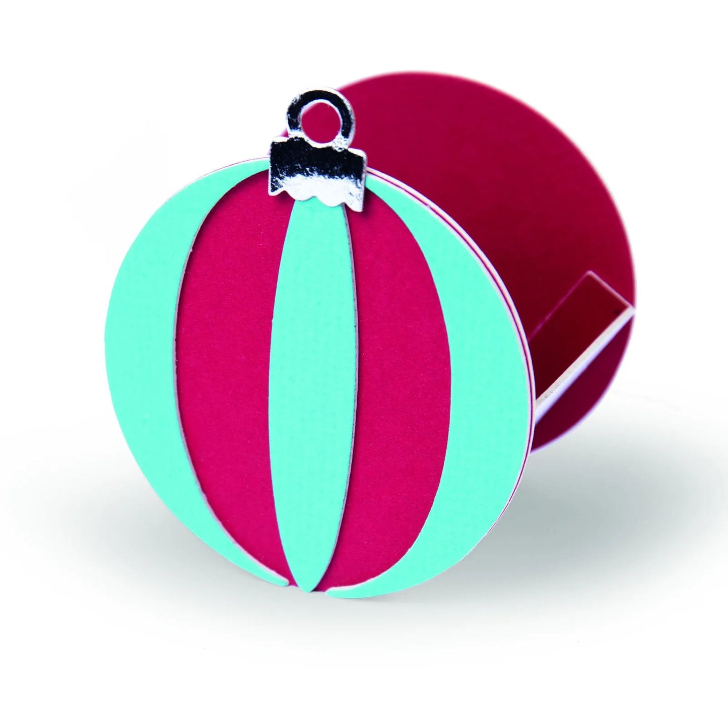 NYHET! Sizzix die - Sizzix - ScoreBoards L Die Box - Ornament by Eileen Hull - julekule eske