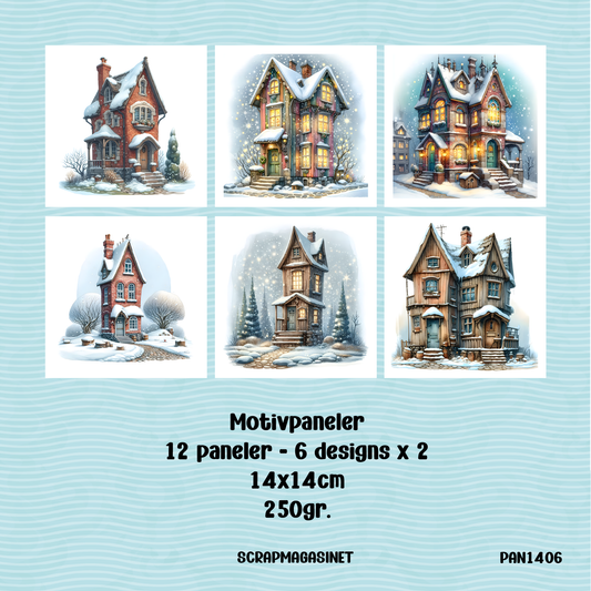 NYHET! Motivark/ klippark / papirklipp - paneler 1406