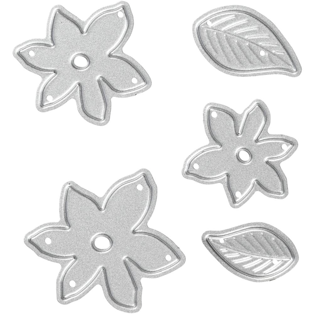 Tools - Blomster / Blad 5 stk dies i pk