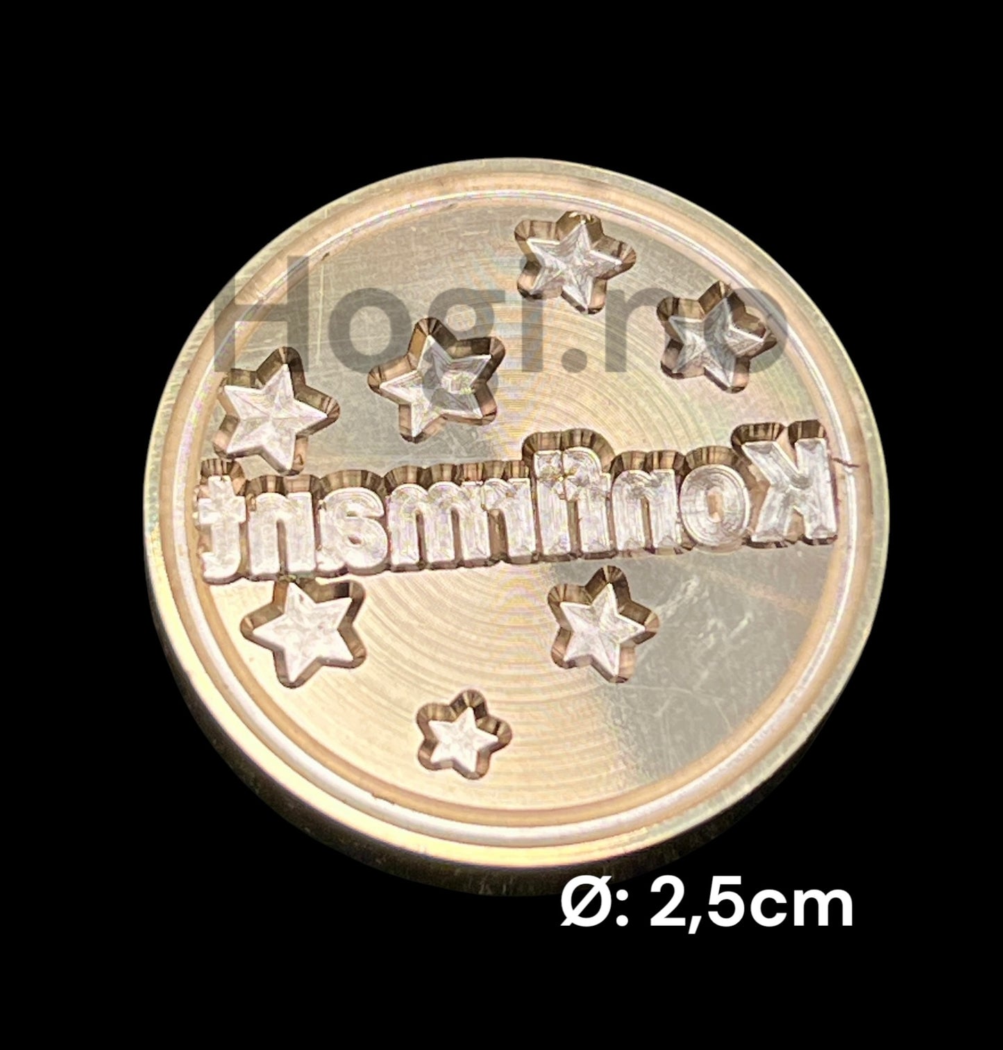 EKSKLUSIV NYHET! Hogi.no’s design: « 🌟Konfirmant 🌟 » lakkseglstempel.