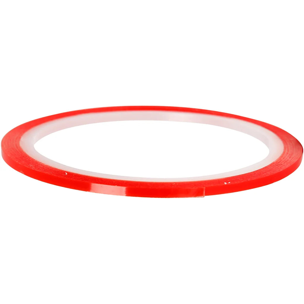 Power tape - PowerTape dobbeltsidig klar tape. 10m. Bredde:3mm