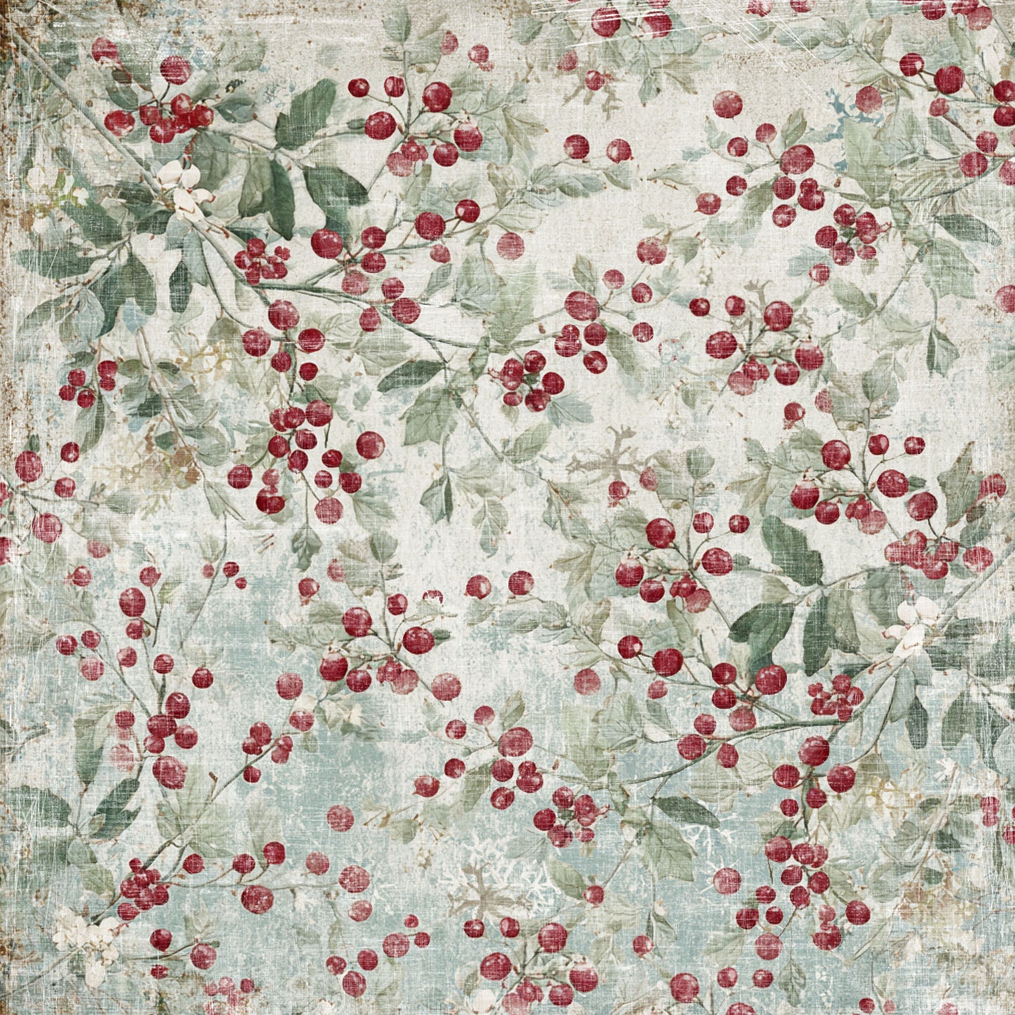 NYHET! Reprint mønsterarkpakke - Deck the halls - Collection 6x6