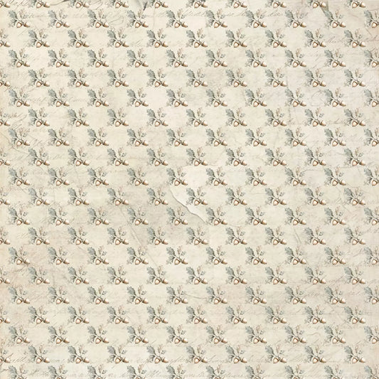 NYHET! Reprint mønsterark - Cozy season - Acorn 12x12