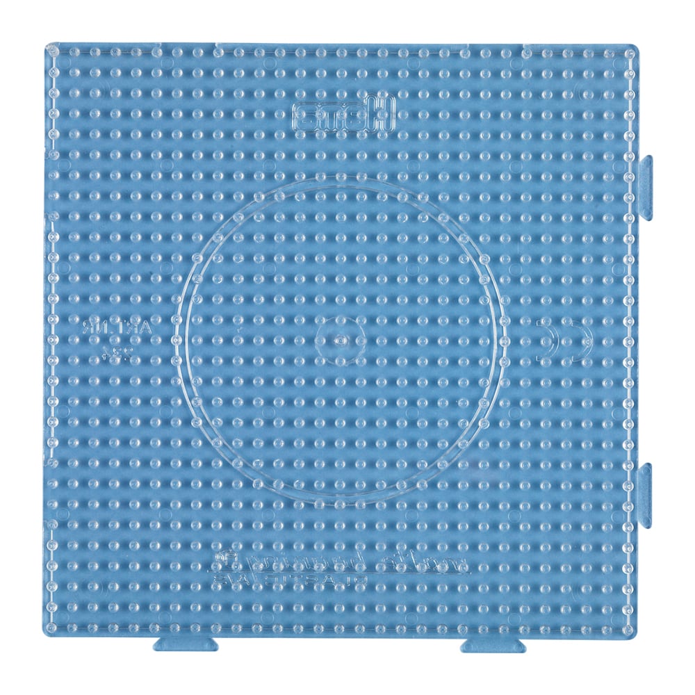 Hama midi perleplater / piggplate 234 - firkantet transparent 14,5cm x14,5cm