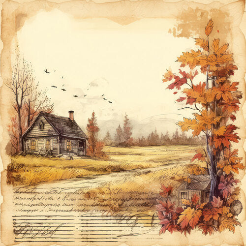 Creative expressions - Paperpack - autumn’s song - 8x8