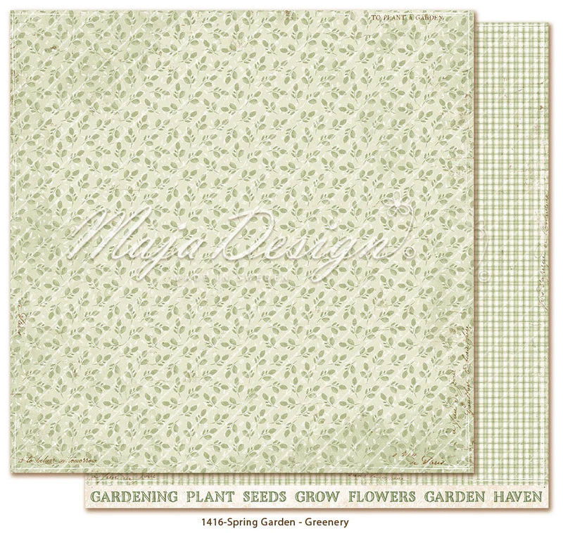NYHET! Maja Design Spring Garden - Greenery - 12 x 12"