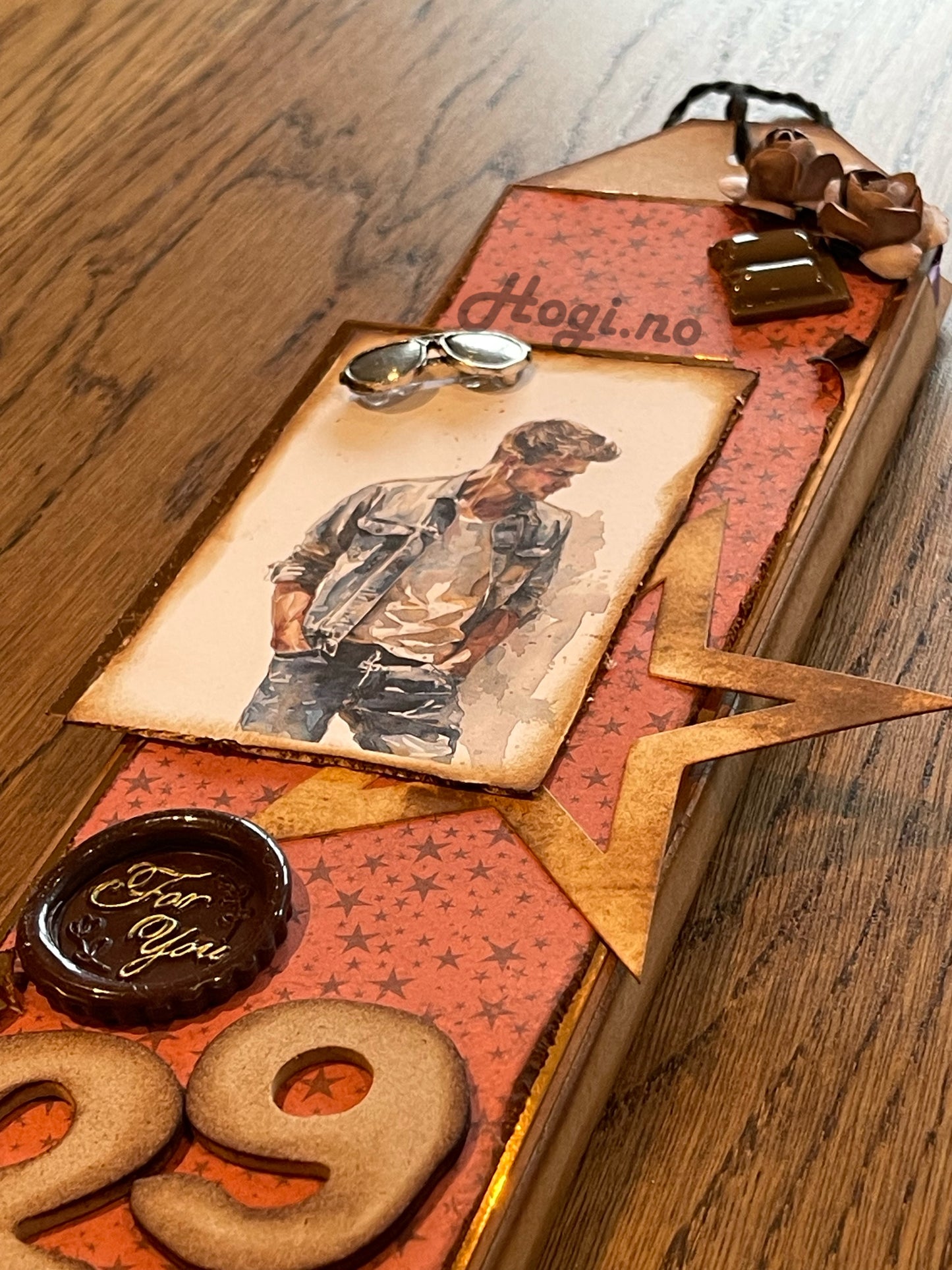 Charms / miniatyr - sjokoladebiter 3stk