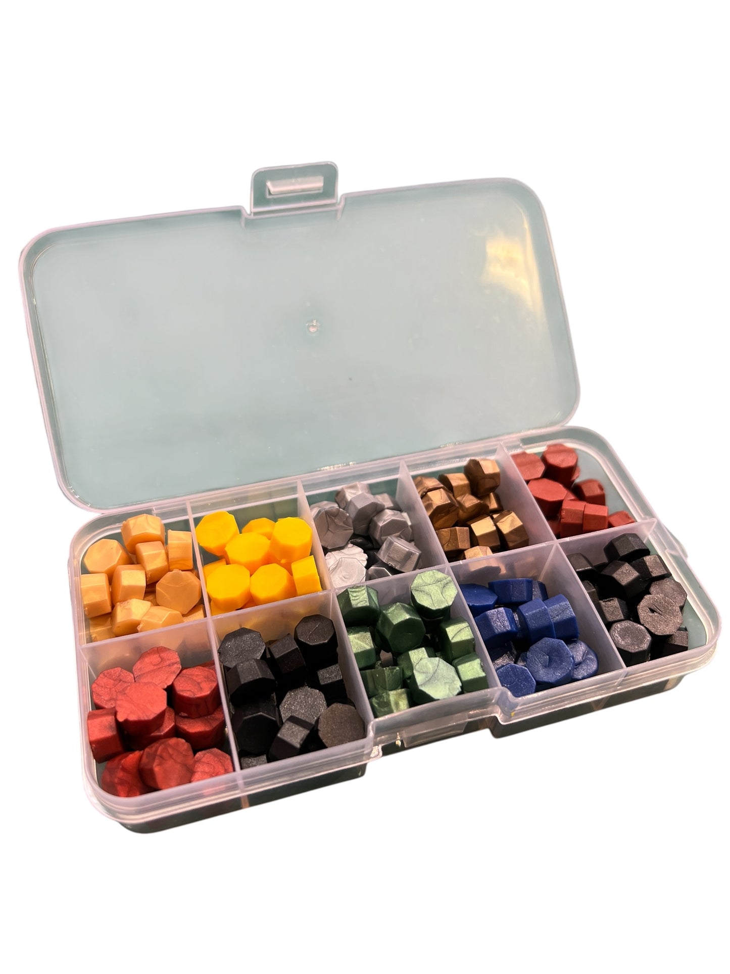 Wax octagon (ca 150 stk) - voks til bruk med lakksegl/ lakkstempel