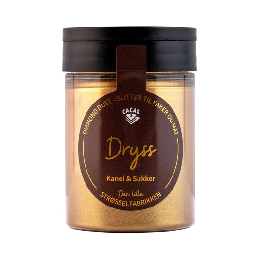 SPISELIG og NYDELIG DRYSS - DIAMOND DUST KANEL OG SUKKER 50G